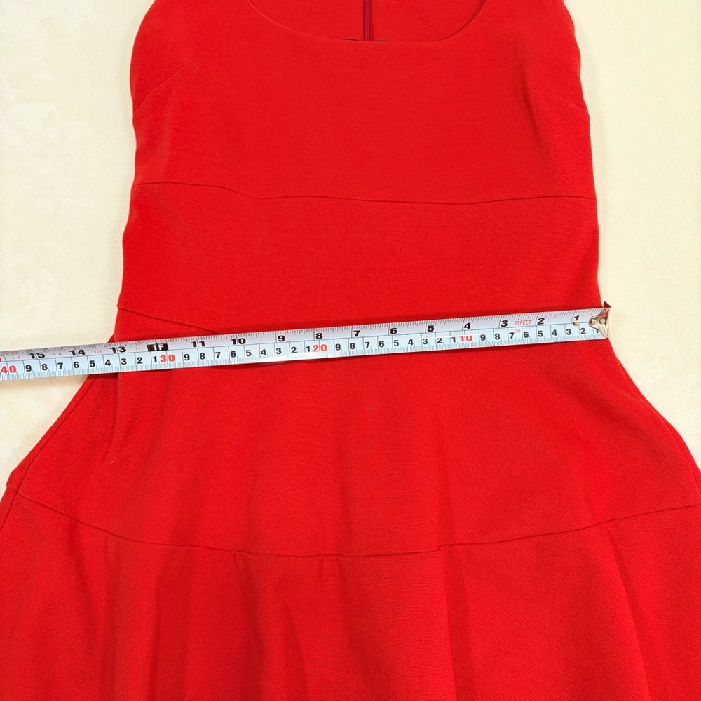 Banana Republic Crimson Sleeveless Fit and Flare Dress - Picture 6 of 9